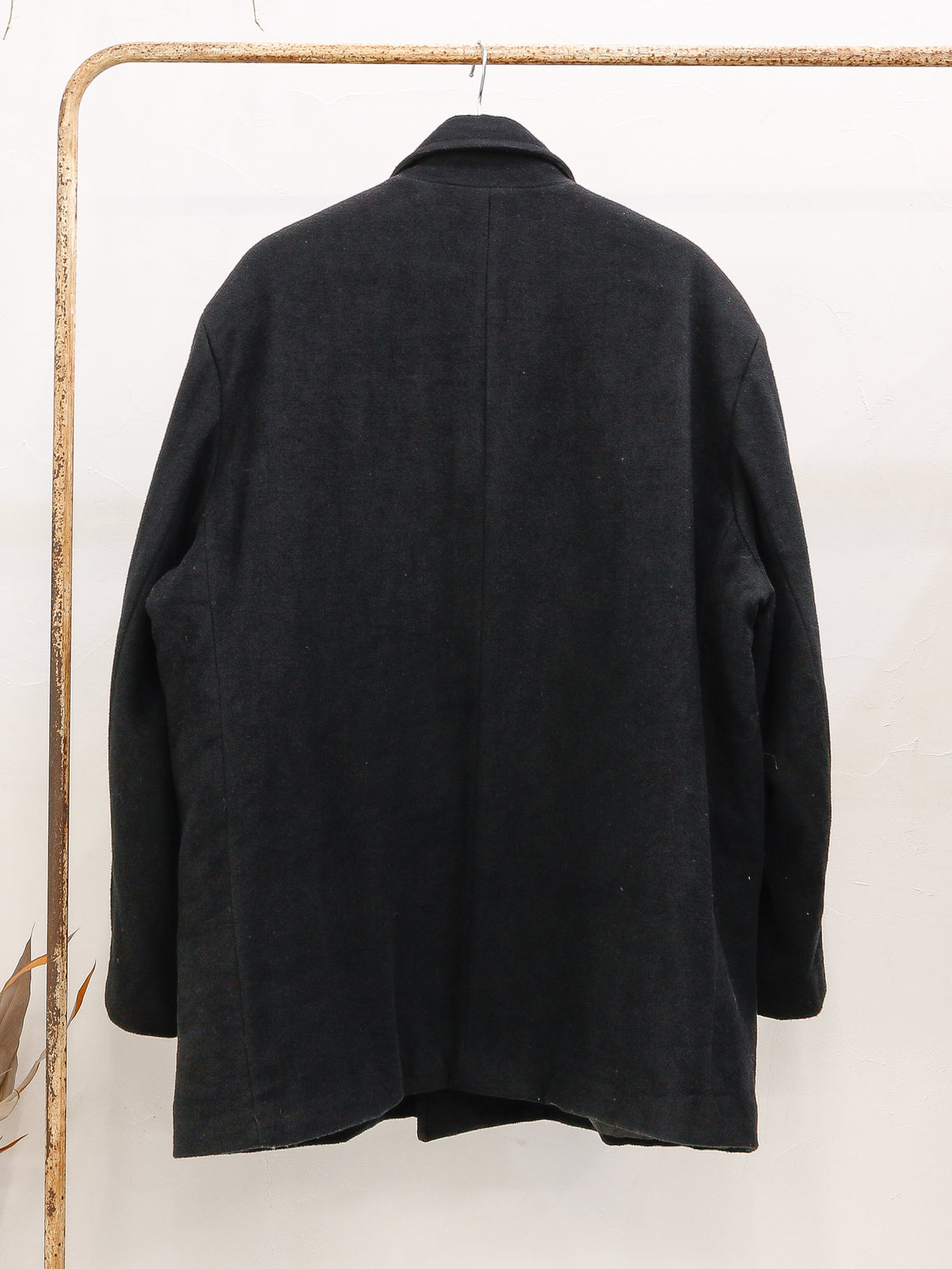 'Lauren' over size felt pea coat