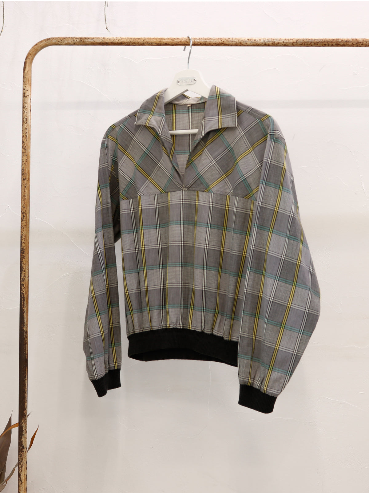 1960's Glen-check skipper shirt