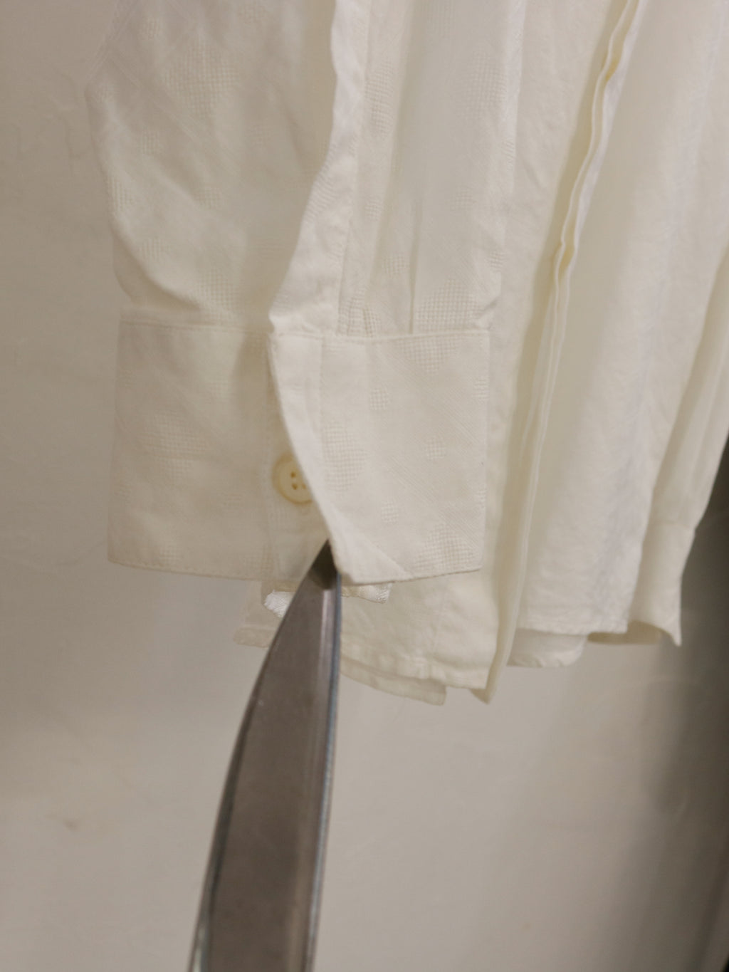 1980's Gianni Versace couture lace design dress shirt