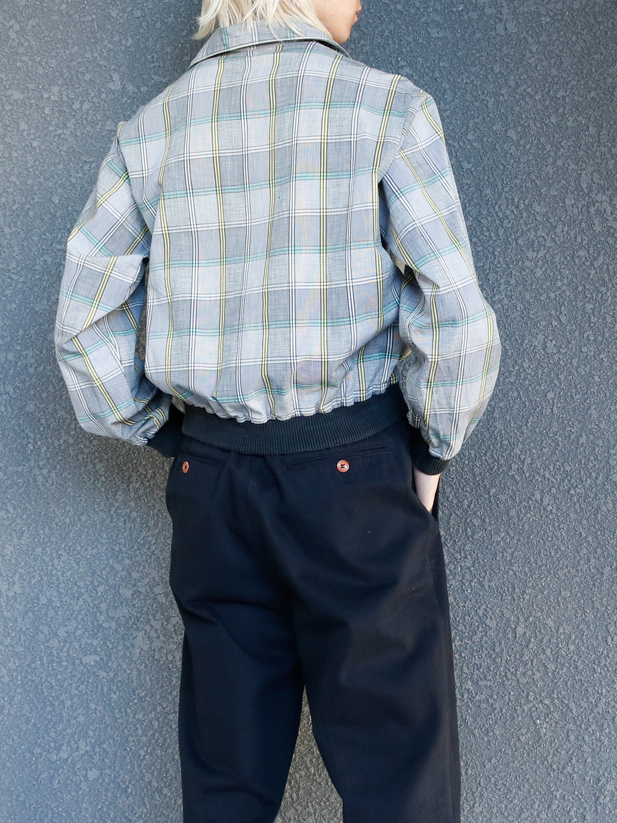 1960's Glen-check skipper shirt